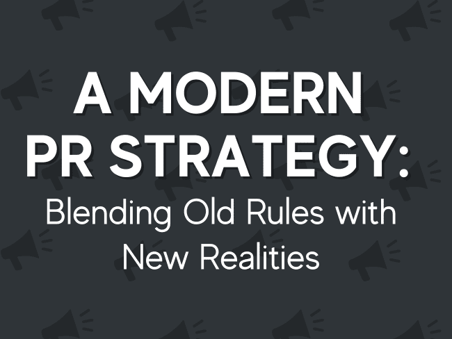 A Modern PR Strategy Newsletter